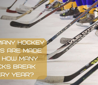 How many hockey sticks are made and how many sticks break every year? fixwell hockey